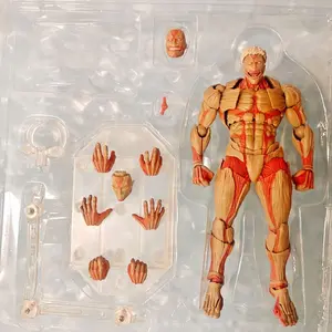 In Stock Attack On Titan Action Figures Reiner Braun Ko Amazing Yamaguchi Revoltech Armored Titan Reiner Braun Model Toys