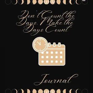 Make the Days Count Journal – Motivational Notebook for Planning & Purpose