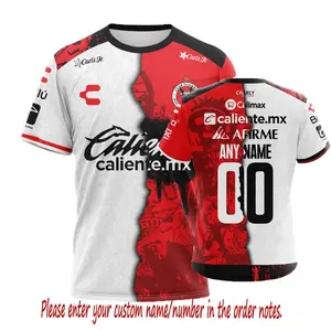LIGA MX Club Tijuana Shirt 3D Personalized 25-26 Home Mix Away Design