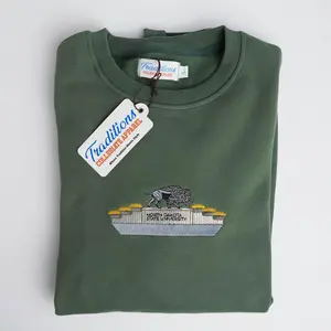 North Dakota State Crewneck, Embroidered Sweatshirt