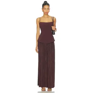 Nookie Darling Maxi Dress in Chocolate
