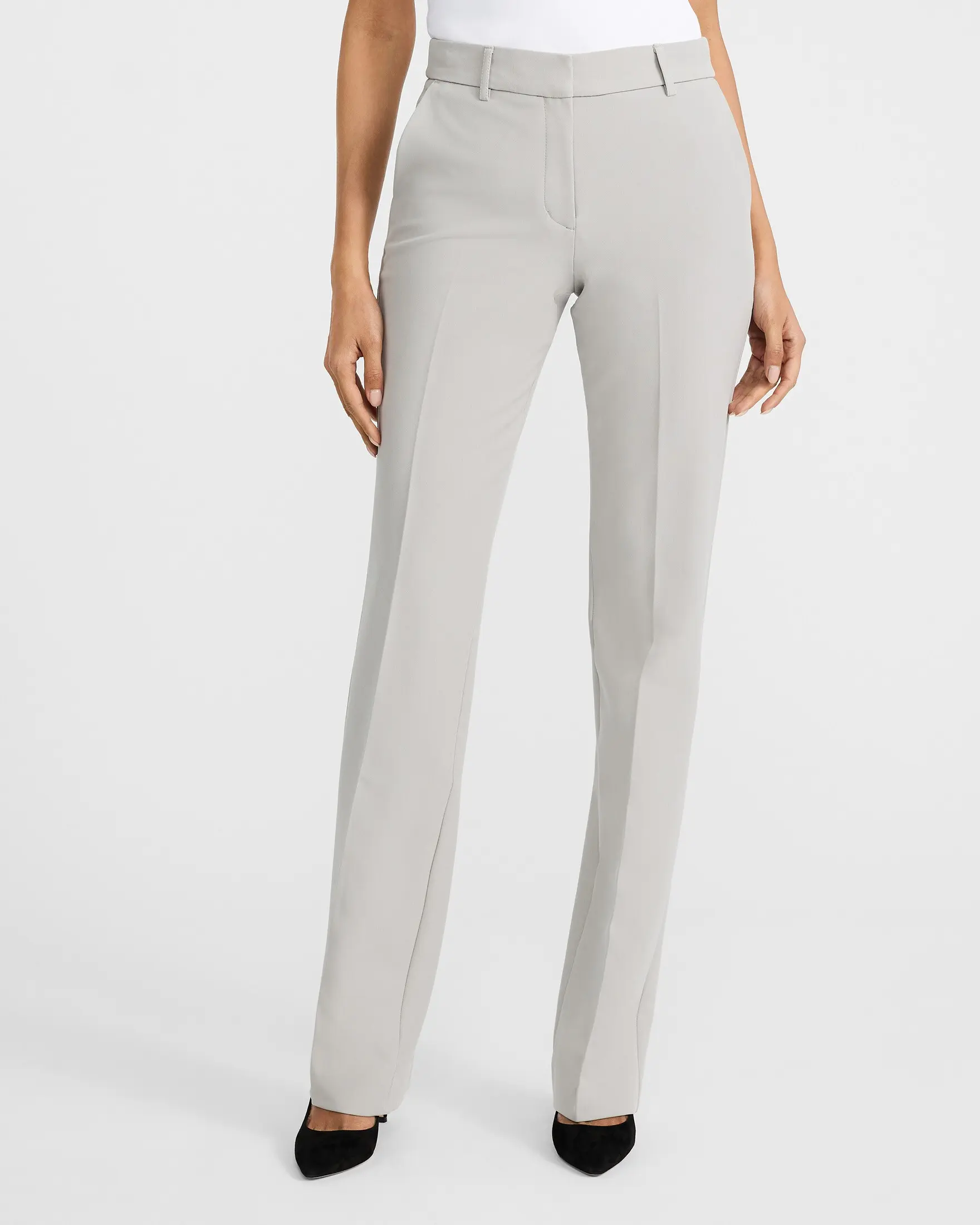 Express Editor Signature Stretch Mid Rise Bootcut Pant