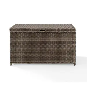 Crosley Bradenton Wicker Outdoor Storage Box