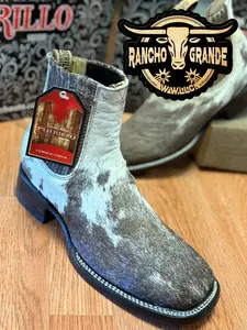Botin de Pelo Cowhide hair Chelsea Boots ankle  Rodeo