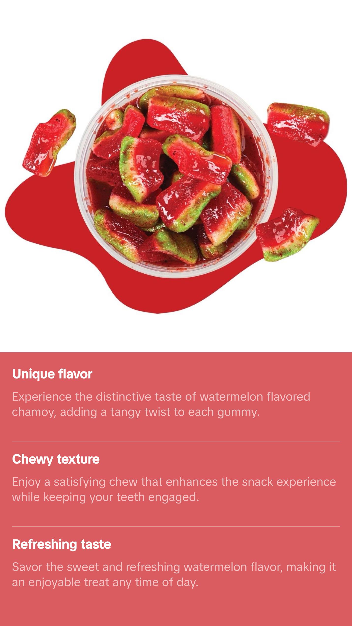 Sandiitas inwatermelon flavored chamoy