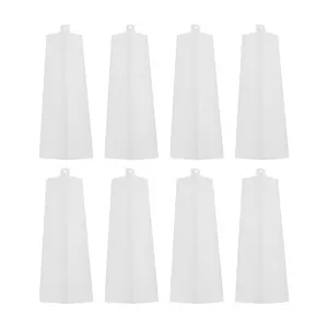 8 Pcs Aluminum Siding Corners 8 Inch Outside White Siding Corner Caps Smooth Siding Aluminum Corner