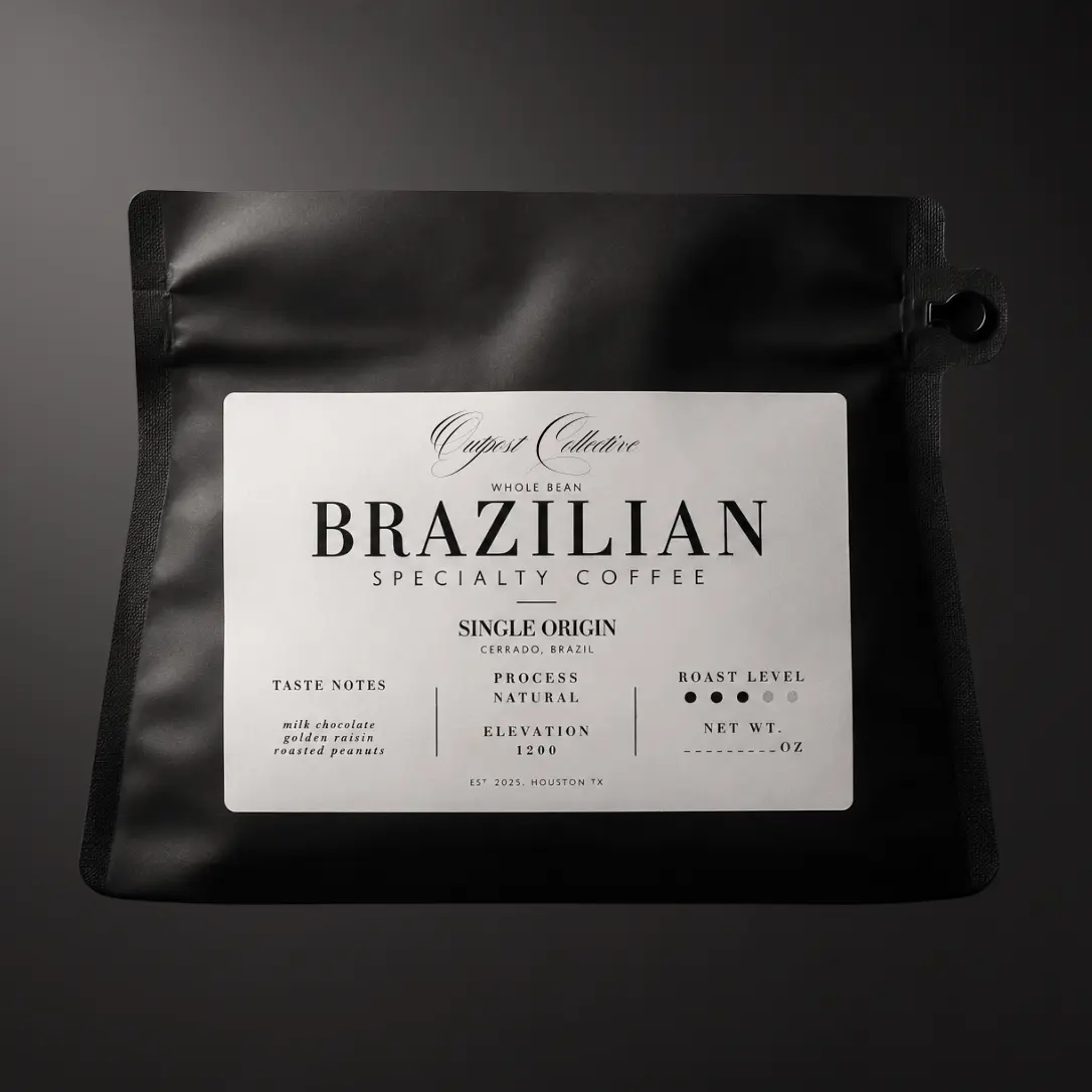 Specialty Brazilian Coffee Beans – Organic – Single Origin – Medium Roast – Whole Bean 8oz