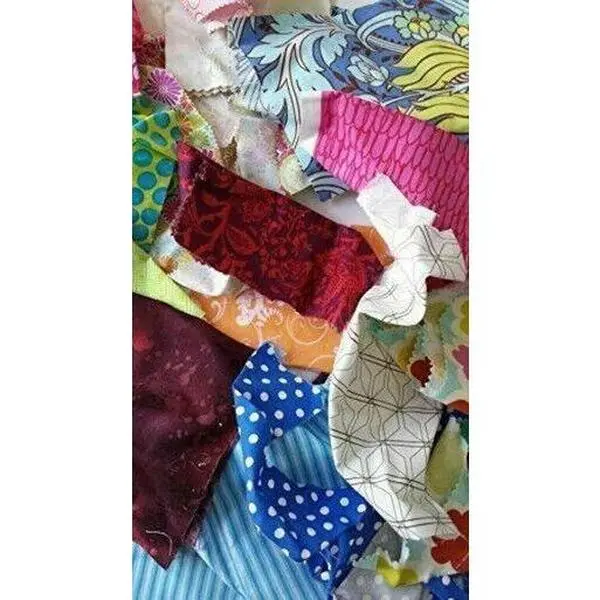 Cotton Fabric Scraps Novelty Fabric Strips  Fabric Pieces  Scrap Bag