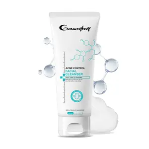 Acne Control Facial Cleanser, 3.38 fl.oz. Deep Pore Cleansing Oil Control, Salicylic Acid & Zinc Pca & Niacinamide Face Wash, Suitable for Oily Skin