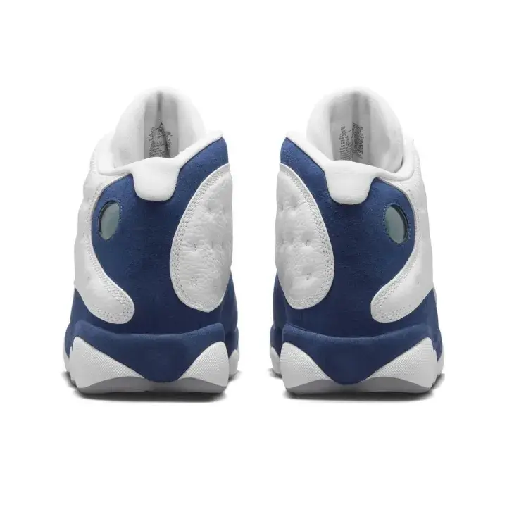 Brand New Sealed Retro 13 White Blue Grey French Blue Sneakers Unisex Two-Tone Suede Leather Basketball Shoes With Original Shoe Box
