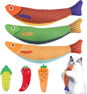 6 Pack Cat Toys, Catnip Toys for Cats, Cat Toys Interactive for Bored Indoor Adult Cats, Kittens, Kitty Exercise, Crinkle Sound