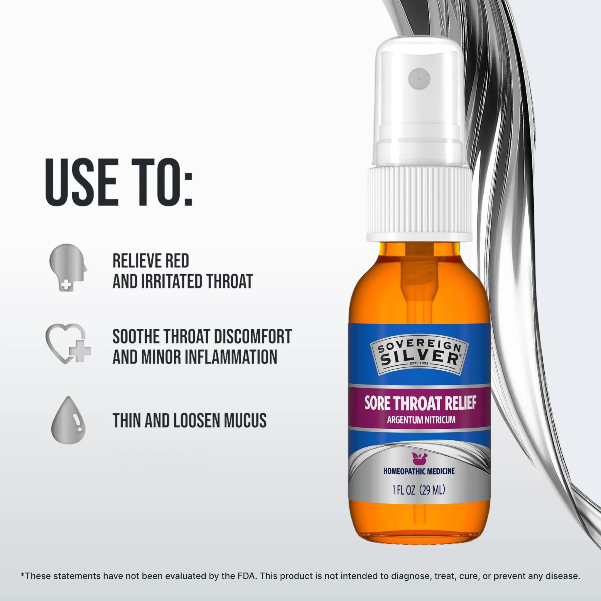 Sovereign Silver Throat Relief Spray