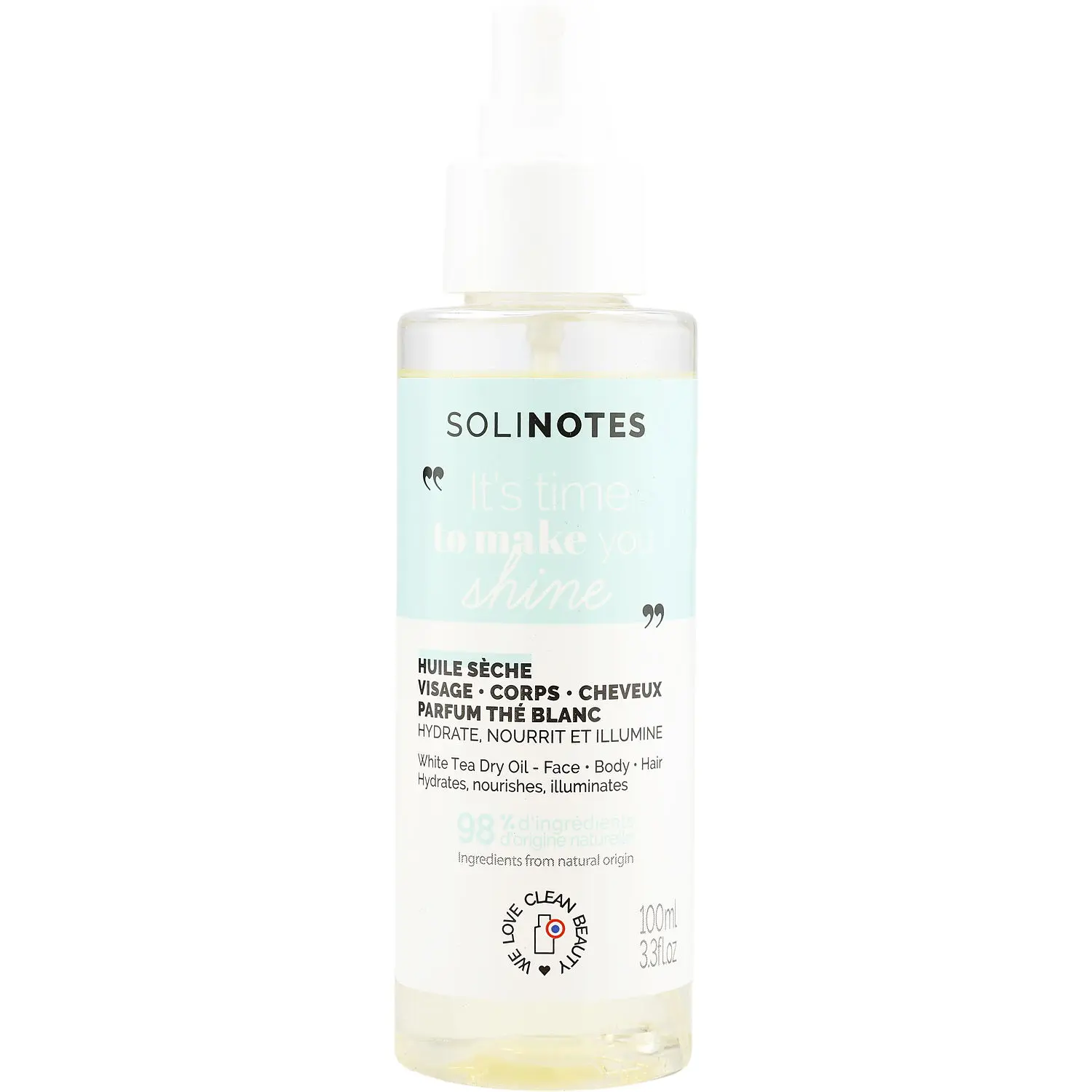 Solinotes White Tea By Solinotes Dry Oil For Unisex