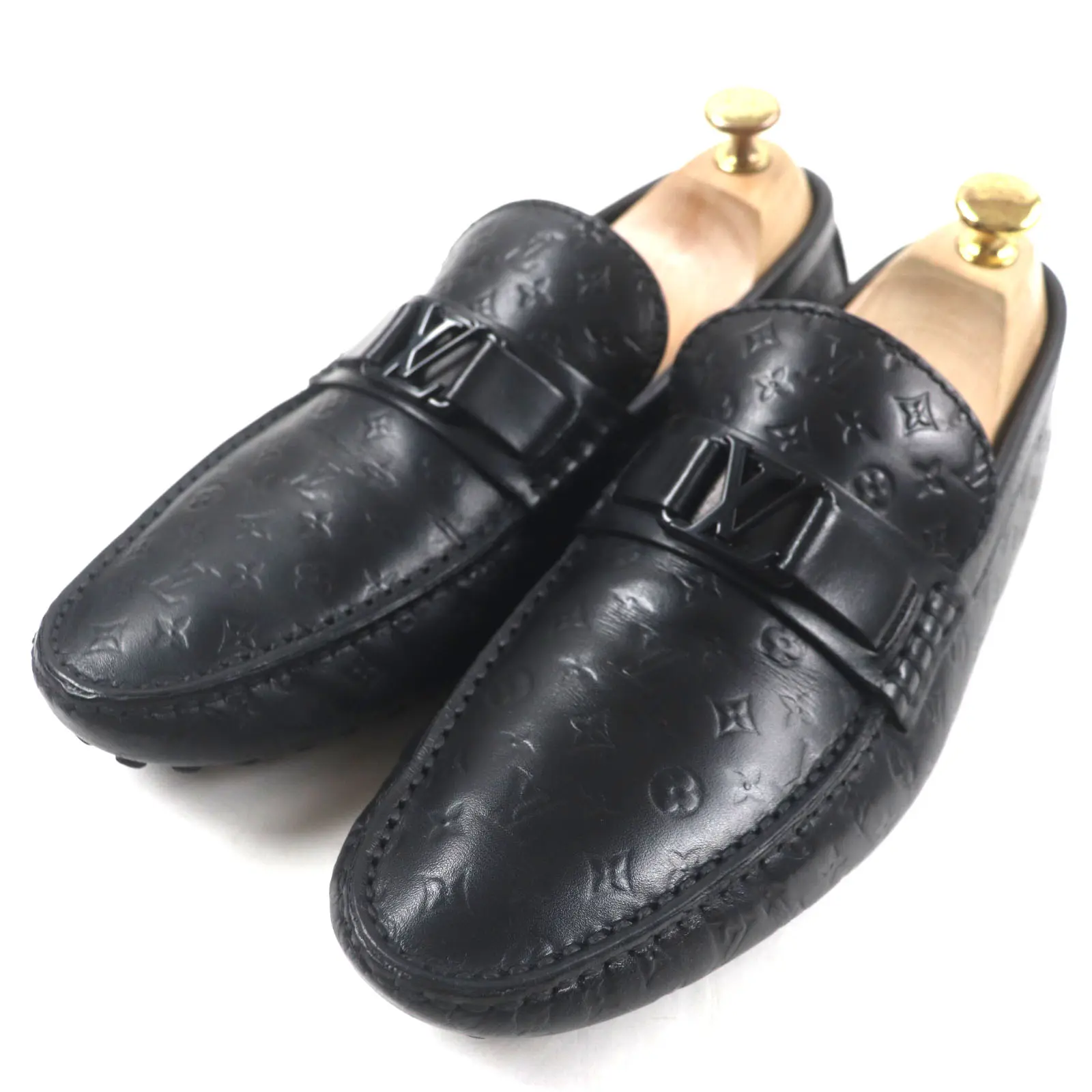 Pre-owned Louis Vuitton Others Small Leather Goods Driving shoes Leather Loafers