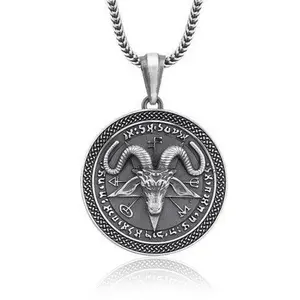 Goat Pentagram Necklace
