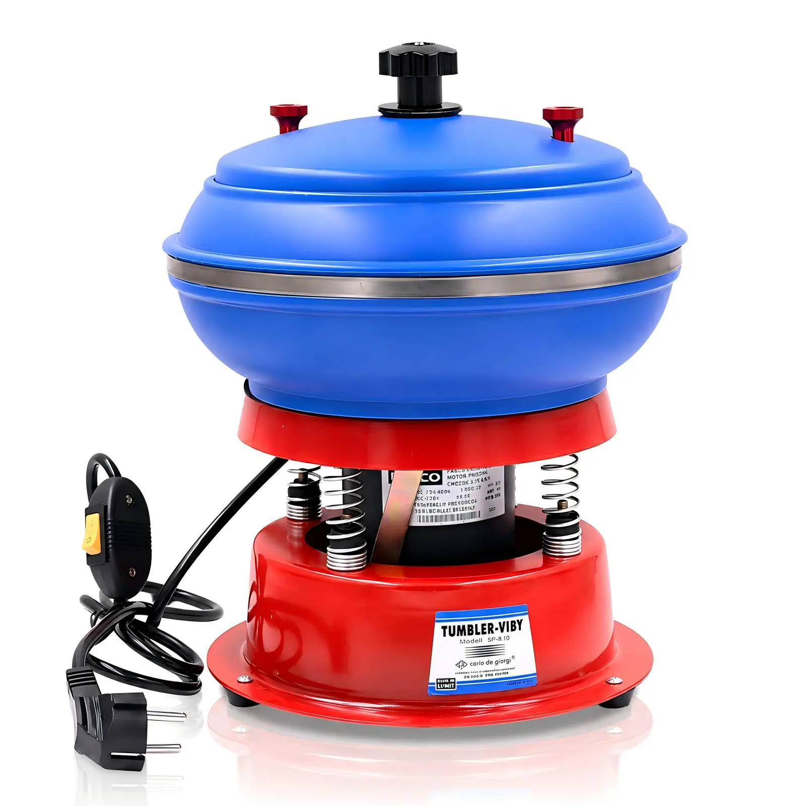 Professional Vibratory Tumbler Jewelry Polisher - 110V Efficient Polishing Machine for Deburring, Enhancing Appearance of Gold, Silver & Brass (DIY Beading & Jewelry Making), Gold Jewelry, Brass Jewelry