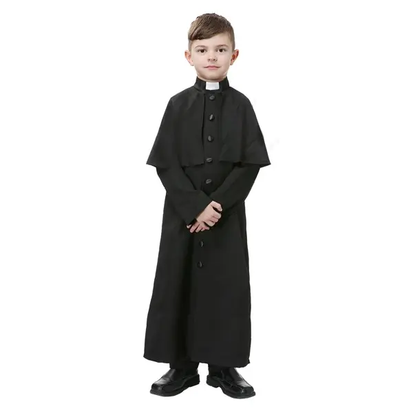 Deluxe Priest Kids Costume