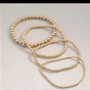 14k gold filled stacking bracelets