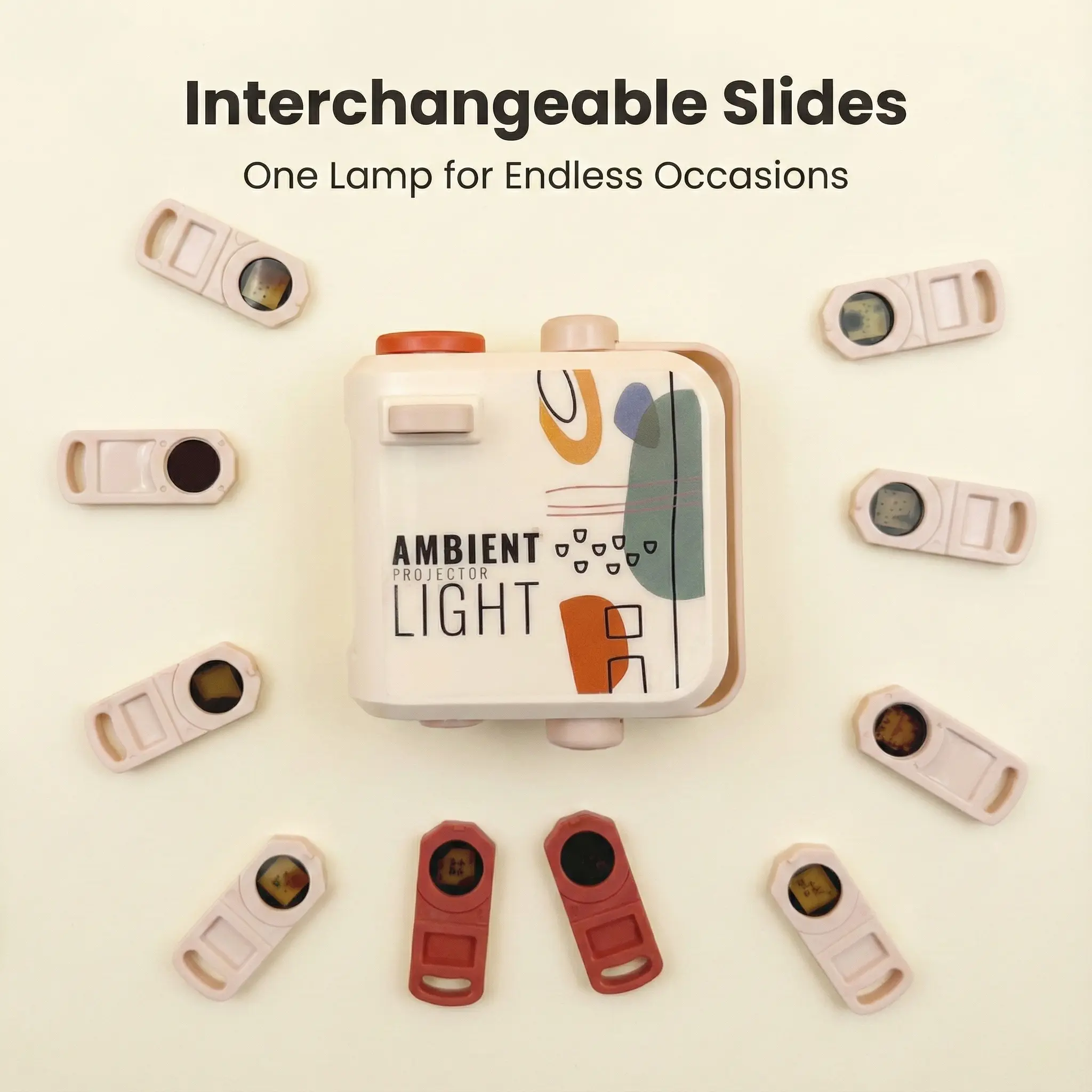 #Summervibes Projection Lamp with 12 Interchangeable Slides LED Mood Lighting for Christmas Birthday Patterns Perfect for Party Photography Home Ambiance Led Atmosphere Lamp Dimmable Mood Lamp Led Multicolor decoración de cumpleaños