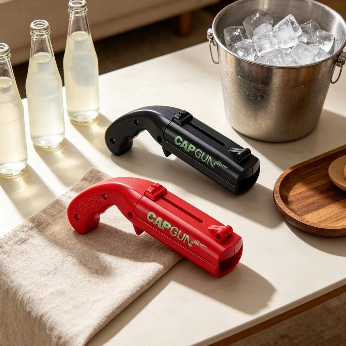 Bottle Opener, Fun Shooting Gun Creative Bottle Opener for Party Games, Family Parties, Outdoor Barbecue