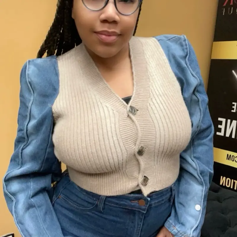 Flash Denim Sweater