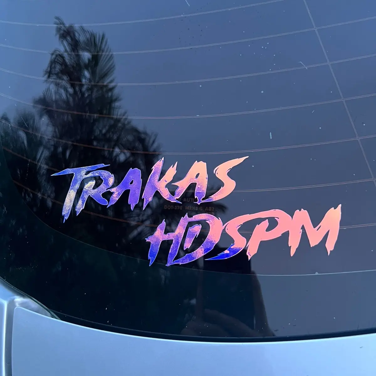 TRAKAS HDSPM Car Decal TRAKAS HDSPM Car Decal