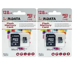 RiData 128GB 2 Set MicroSD Memory Cards