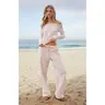 John Galt Women's Pink Anastasia Baggy Sweatpants