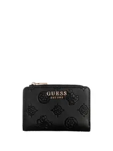 GUESS Female Laurel II Debossed Peony Card Case