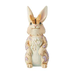 Jim Shore Mini Bunny with Butterfly