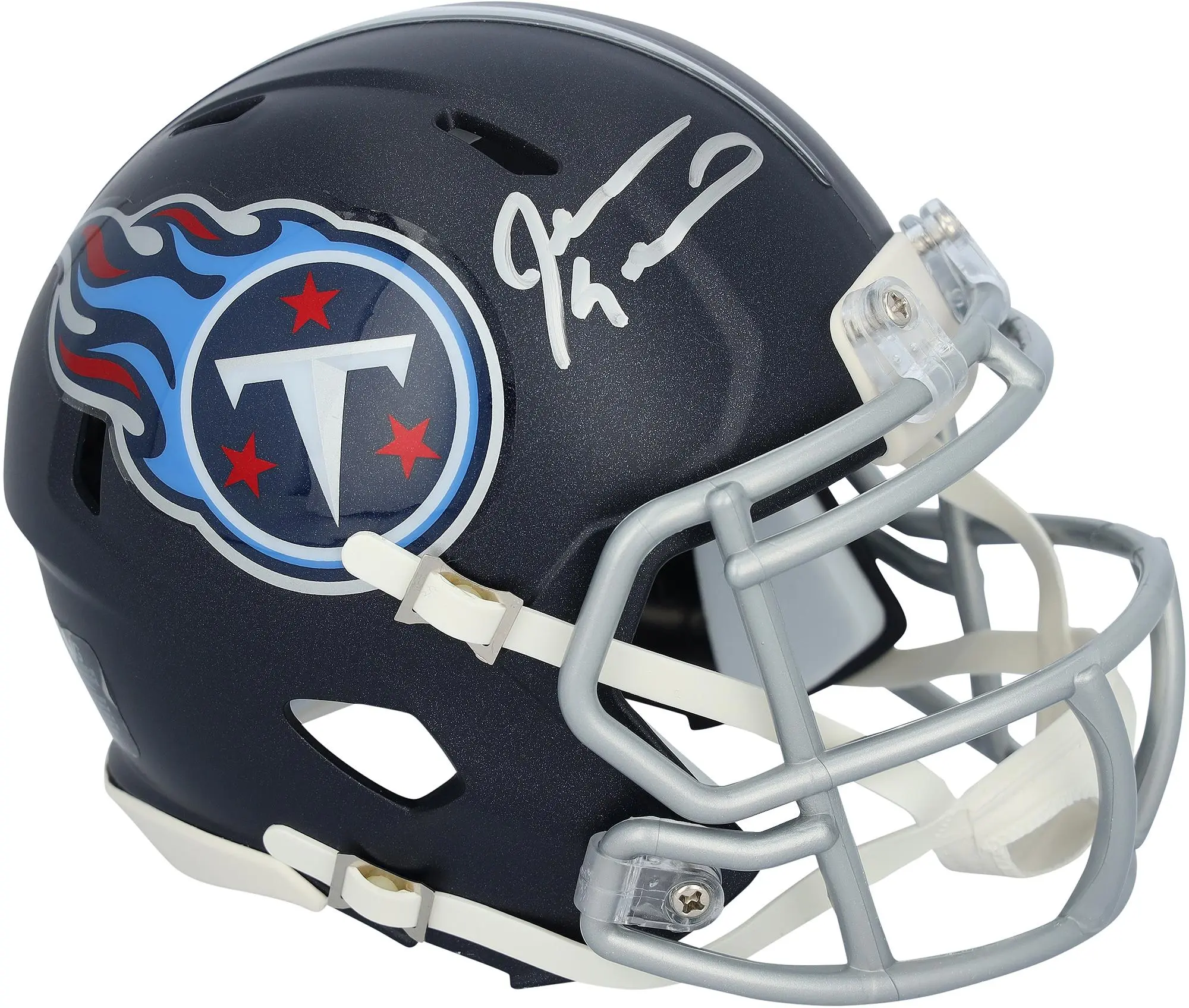 Jevon Kearse Tennessee Titans Autographed Riddell Speed Mini Helmet - Fanatics Authentic Certified