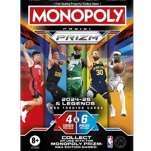 Panini Monopoly Prizm: 2024-25 and Legends NBA Trading Cards Blaster Box