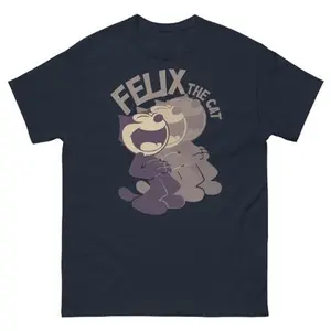 Funny Felix The Cat Retro Graphic Tee - 100% Cotton Cartoon T-Shirt For Men And Women Cotton Fit