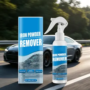 Auto Iron Powder Rust Remover Spray Car Stain Remover for Wheels Paint Metal Tools and Chains Fast Acting Multi Surface Cleaning Products