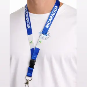 Nicaragua Identification Badge Lanyard, Adjustable