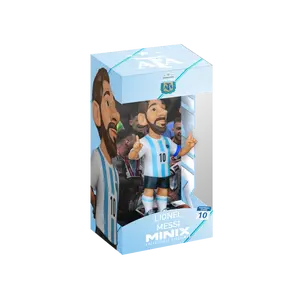 Minix Lionel Messi Argentina Figurine – Official 12cm Football Collectible (Updated National Team Edition)