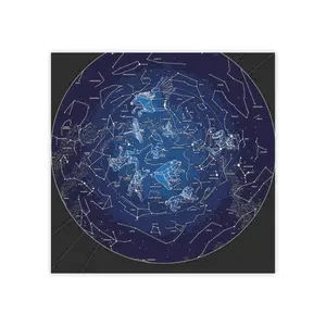 map, sky map, the evening aky, sky calendar, heaven, galaxy, universe, hemispheres, Post-it® Note Pads
