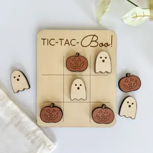Halloween Tic-Tac-Toe Game + Mini Tic-Tac-Toe Board + Collectible + Family Night