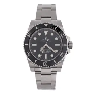 Pre-owned Rolex Oyster Perpetual Submariner Automatic Watch Stainless Steel and Cerachrom 40 by Rebag