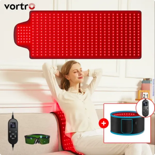 Red Light Therapy Mat, Full-Body Red Light Treatment with 420 LEDs, Dual Wavelengths of 660nm and 850nm, Foldable Red Light Therapy Blanket with Timer, 40 inches x 16.5 inches, for Full-Body Pain Relief / Muscle Recovery / Scar Reduction