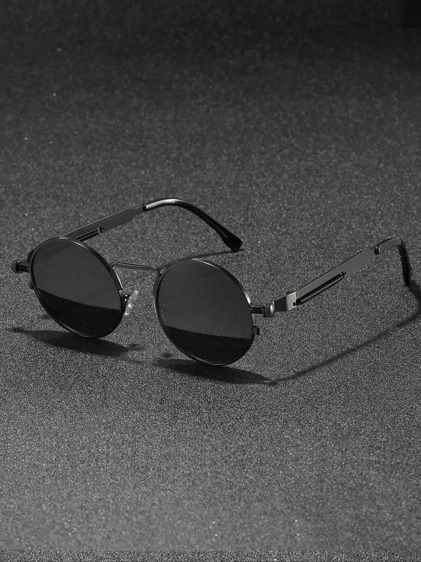 Simple Everyday Sunglasses, Summer Round Frame Fashion Sunglasses, Unisex New Fashion Travel Accessories, Lightweight and Durable for Outdoor Sun Prot