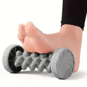 Deep Tissue Foot Massage Roller for Plantar Fasciitis Relief, Ergonomic Trigger Point Manual Foot Stimulator, Portable Lymphatic Drainage Tool for Arch Heel Pain & Foot Muscle Recovery Home Self‑Care
