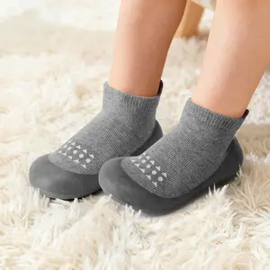Infant Toddler High Top Sock Sneakers - Non-Skid Memory Sole Toe Guard Breathable Warm Elastic Indoor Outdoor Shoes