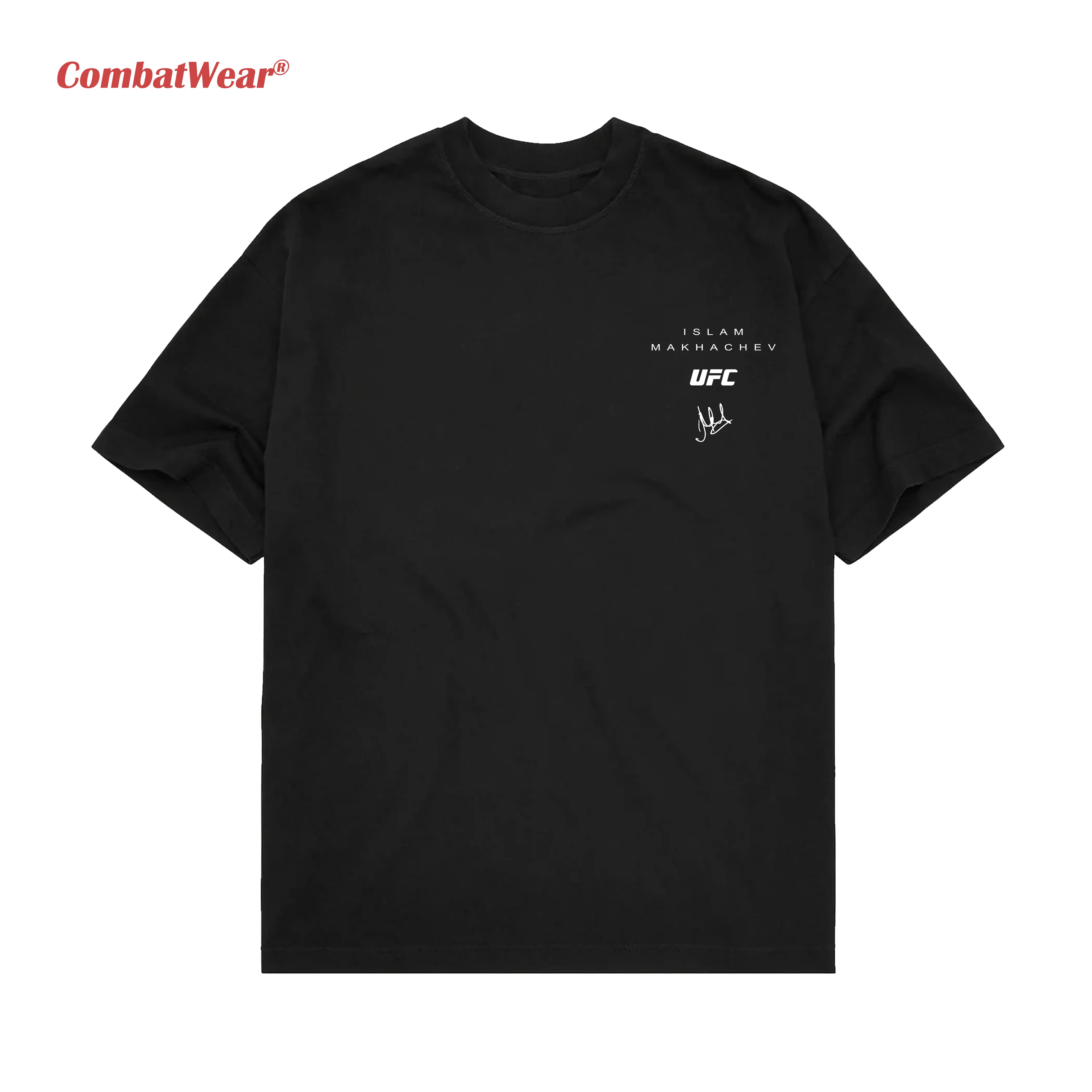 COMBATWEAR Islam Makhachev UFC 322 Tee, UFC MMA Fan Custom Graphic