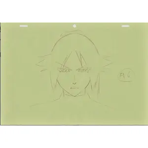 Bleach Yoruichi animation genga #2