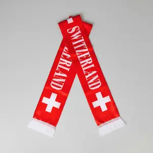Switzerland National Fan Scarf 2026 Edition 🇨🇭⚽✨