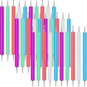 Ashmacdo 20 Pcs Dotting Tools for Painting,Ball Embossing Stylus for Transfer Paper,Tracing Tools for Drawing, Embossing Tools for Paper, Art Dotting Tools for Nail Art