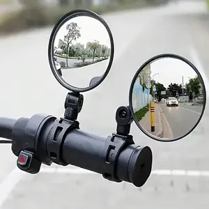 Bicycle Rearview Mirror, Wide Range Adjustable Angle Reflector, Scooter Bicycle Rearview Mirror, Bicycle Handlebar Mirror