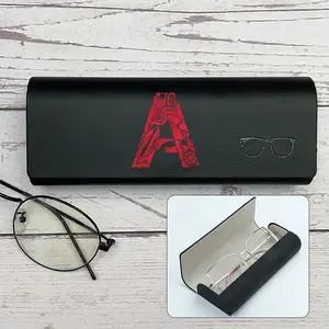 Dustproof Eyewear Case PU Portable Glasses Box with Magnetic Switch, Hard-Shell Waterproof Organiser for Travel, Sunglasses Storage Container