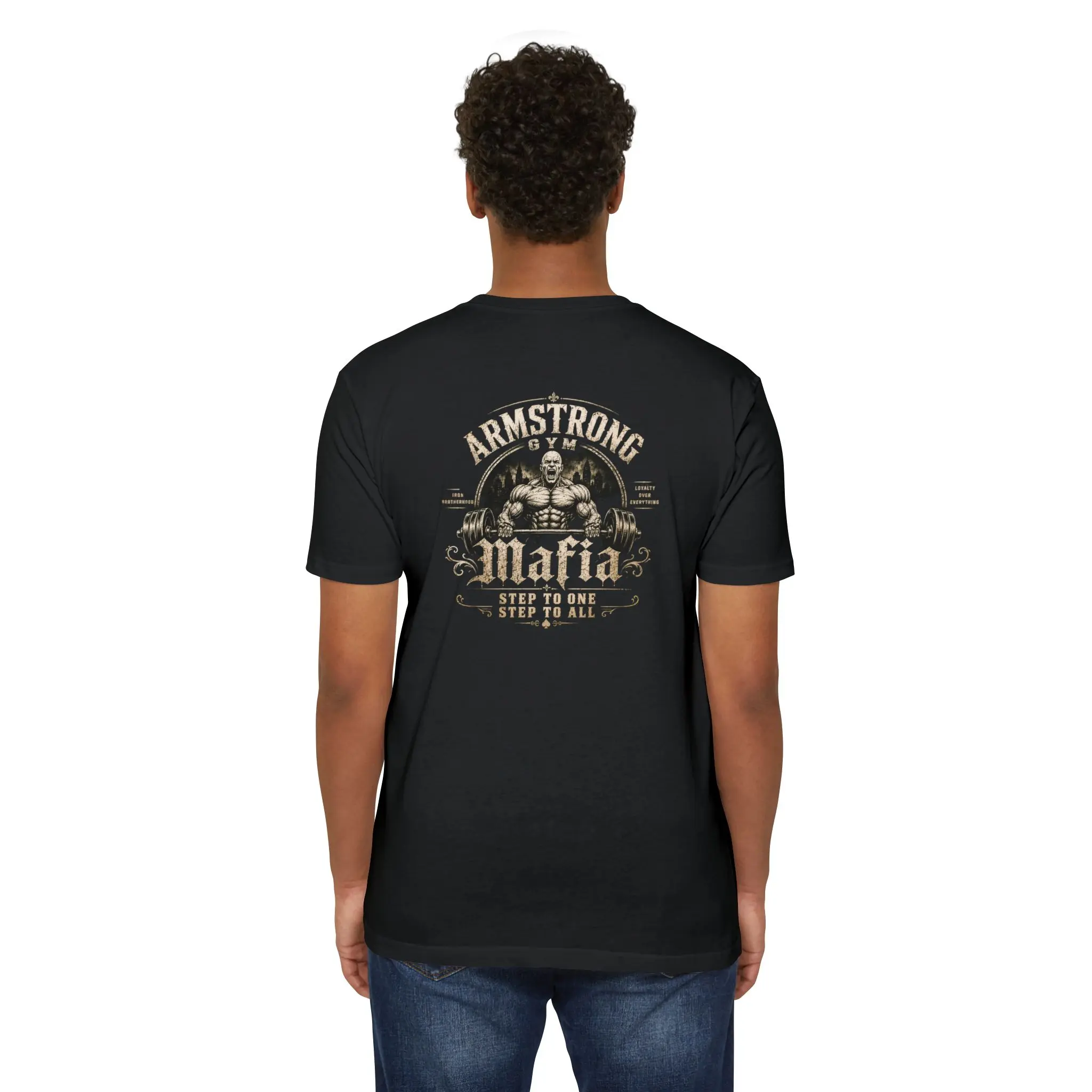 Armstrong Gym Mafia T-shirt | Fitness Muscle Workout Tee